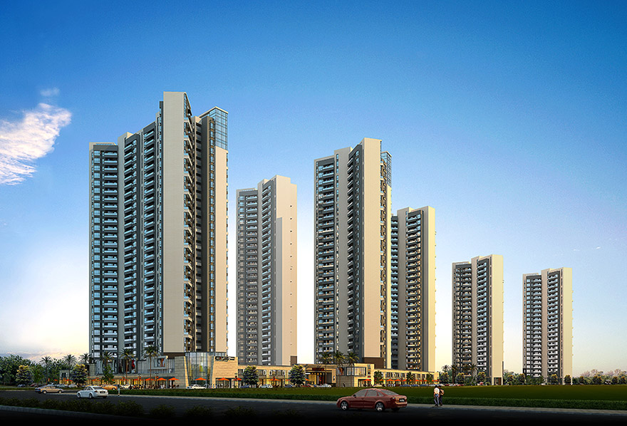 商業住宅樓建筑設計圖片