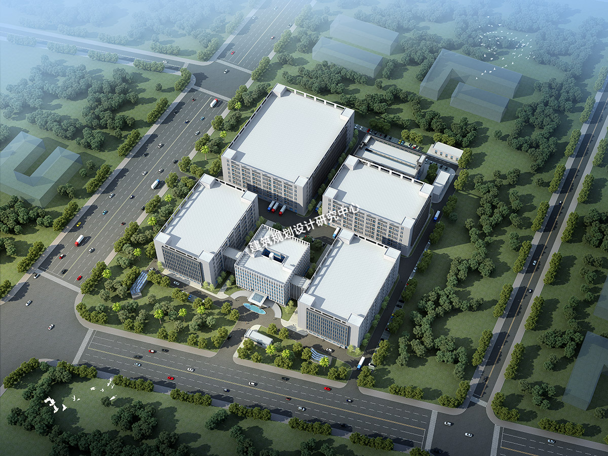 電子廠區(qū)項(xiàng)目鳥(niǎo)瞰圖